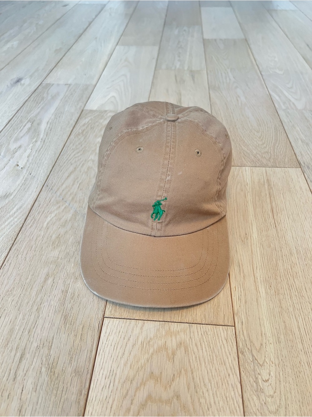 Polo Ralph Lauren Iconic Logo Hat/Cap (Tan/Green)